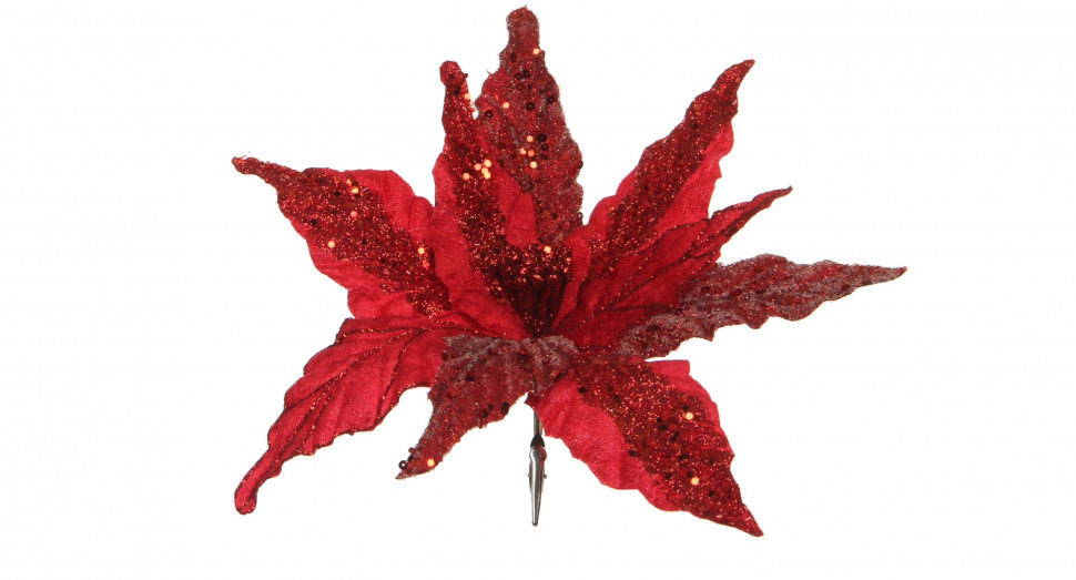 Цветок для декора, цвет красный (83141)