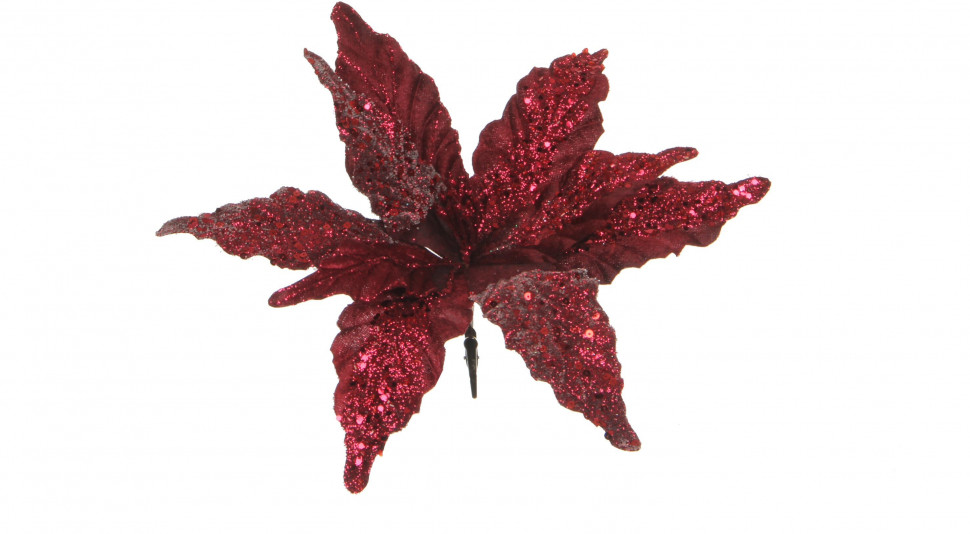 Цветок для декора, цвет темно красный (83142)