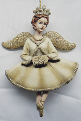 Статуэтка-подвеска 3D "Ангел" 8,2*2*12,5 см. (3D1129)