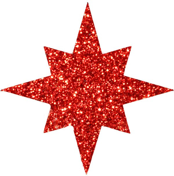 Звезда из пенофлекса Многогранная 150 мм., красный, ПромЕлка (ZM-150RED)