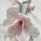 Ветвь Магнолия розовая 85 см., 1 шт., ChristmasDeLuxe (87536)