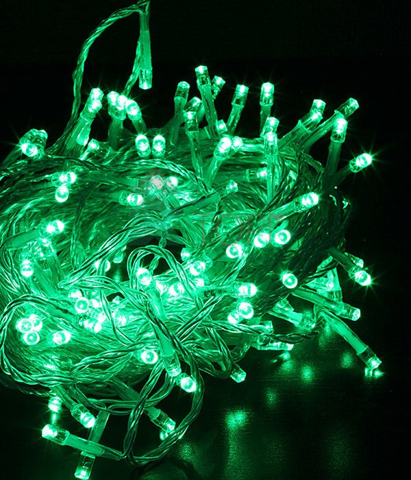 Комплект гирлянды на деревья с контроллером 60 м., 3 луча по 20 м, 600 LED ламп зеленого цвета, Beauty Led (KDD600C-10-1G)