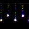 Светодиодная бахрома Шарики со светлячками 3*0,7 м., 10 разноцветных LED ламп, Winner (m.02.4T.10L-8ball)