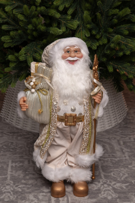 Дед Мороз Королевский в золотом наряде 60 см., ЕлкиТорг (ZS-S-21838-24)