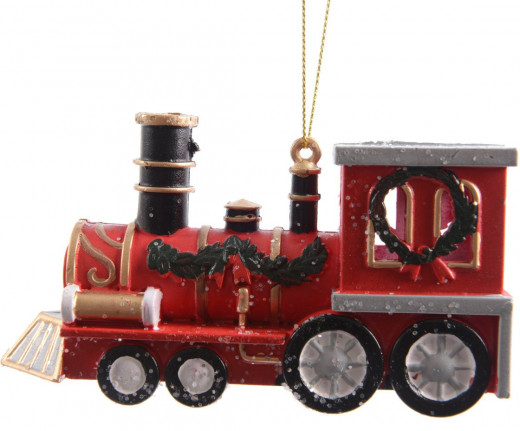 Ёлочная игрушка Рождественский паровозик 4*12*6 см, Kaemingk (515732) — 