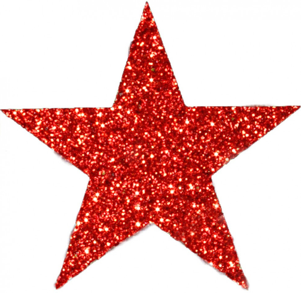 Звезда из пенофлекса 300 мм., красный, ПромЕлка (Z-300RED)