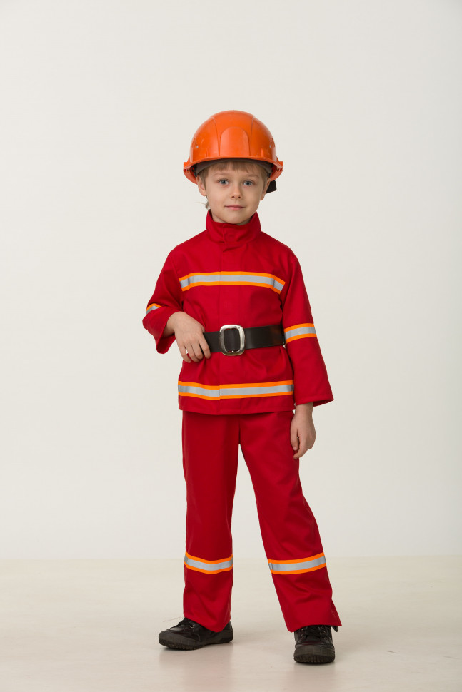 Карнавальный костюм "Пожарный", размер 128-64, Батик (5705-128-64)