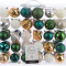 Набор пластиковых шаров Драгоценный Блеск mix, 60 шт, Kaemingk (023431) 