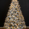 Искусственная елка Камчатская заснеженная 240 см., 585 теплых белых Led ламп., литая хвоя+пвх, ЕлкиТорг (134240)