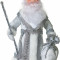 Дед Мороз под елку 40 см серебряный в упаковке, Батик (ДМ-02)