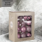 Набор стеклянных шаров Лавандовый микс 26 шт., Christmas De Luxe (86774)