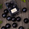 Набор пластиковых шаров Вероника 60 мм., черный матовый, 12 шт., ЕлкиТорг (150205)