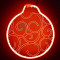 Светодиодная фигура из акрилайта 32*37 см., 220V., красное свечение, Beauty Led (HFS3-2R)