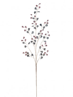 Ветвь из серебристо-розовых камней Цветущий сад 72 см., 1 шт., Karlsbach (10509)