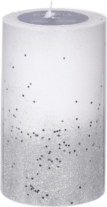 Свеча декоративная парафиновая Морозный фонтан 9*15 см., белый, Koopman (ACC682750/1)