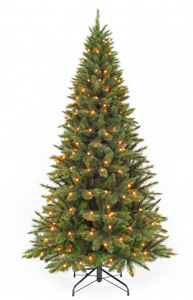 Ель Лесная красавица стройная 230 см., 304 LED лампы, леска+пвх, Triumph Tree (73900)