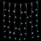 Светодиодный занавес 2*1 м., 200 белых LED ламп, черный провод ПВХ, Beauty Led (PCL202-11-2W)