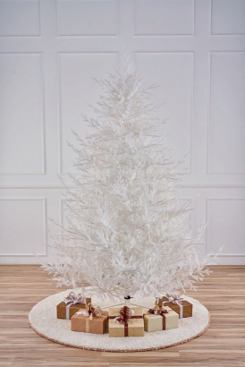 Искусственная елка Лесная Симфония белая 180 см., 100% литая хвоя, Max Christmas (ЕЛСМБ18)