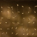 Светодиодный занавес 200 теплых белых LED ламп, 2*1 м., статика, прозрачный провод ПВХ, Teamprof (TPF-CS2*1-CT/WW)