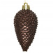 Пластиковая елочная игрушка Шишка темно-коричневый, 80 мм., 6 шт., Kaemingk (028589)