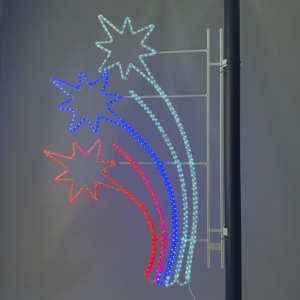 Светодиодная консоль Салют 95*170 см., триколор, LTC (SKL9-220RBW)