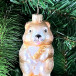 Елочное украшение Хомяк, стекло, 10,5 см., 1 шт., Витус (А250)