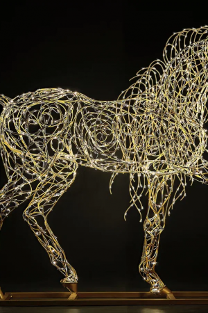 Светодиодная фигура Королевский единорог 220 см., Сад Радости (SR010)