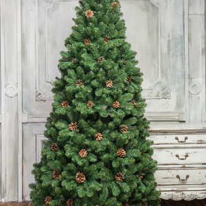 Искусственная елка Снежная королева зеленая 350 см., мягкая хвоя, ЕлкиТорг (32350)