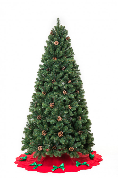 Искусственная елка Снежная королева зеленая 350 см., мягкая хвоя, ЕлкиТорг (32350)