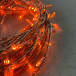 Светодиодная гирлянда с возможностью динамики 20 м., 200 оранжевых LED ламп, 24V., прозрачный силиконовый провод, IP65, Beauty Led (EST200-3W10-1OR)