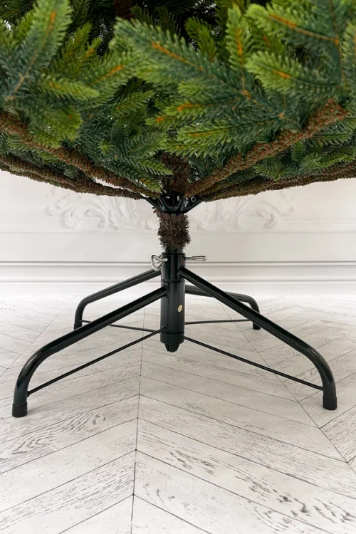 Искусственная ель Королевская стройная зеленая 215 см., 100% литая хвоя, TDL (70028)