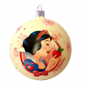 КУ-85-17246 Стеклянный шар Белоснежка 85 мм., Коломеев