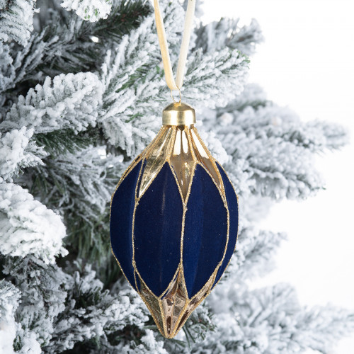 Винтажная стеклянная олива Медичи h-11 см., 1 шт., Karlsbach (132400) в Санкт-Петербурге