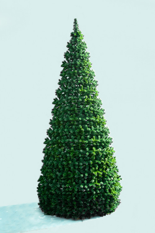 Уличная сосна Уральская зеленая 8 м., каркасная, Леска, Green Trees (GT8URLES)