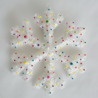 Световая LED игрушка Снежинка, коллекция Сланди, размер 51*53 см., цвет белый, Green Trees