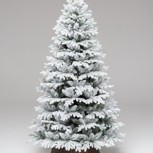 Искусственная елка Пермская заснеженная 150 см., Литая хвоя+ПВХ, ЕлкиТорг (274150)