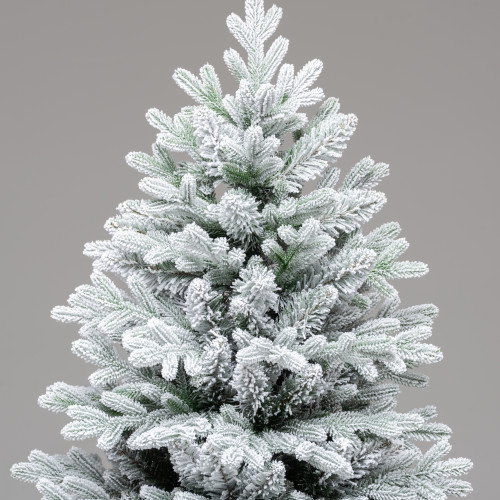 Искусственная елка Пермская заснеженная 150 см., Литая хвоя+ПВХ, ЕлкиТорг (274150)