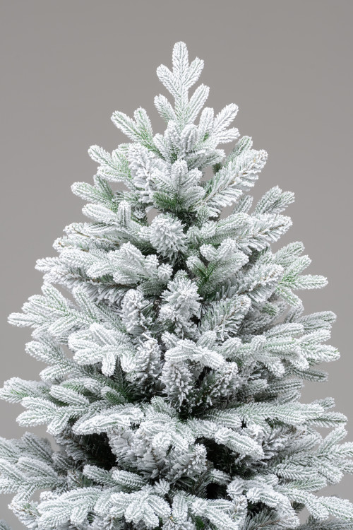 Искусственная елка Пермская заснеженная 150 см., Литая хвоя+ПВХ, ЕлкиТорг (274150)