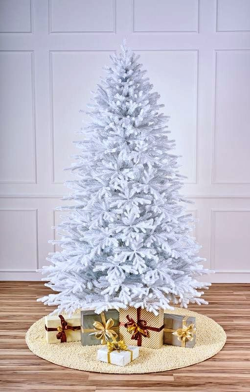 Искусственная ель Полярная белоснежная 300 см., литая хвоя+пвх Max Christmas (ЕПС30)