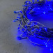 Светодиодная гирлянда 20 м., 200 синих LED ламп, 24V., прозрачный силиконовый провод, IP65, Beauty Led (EST200-10-1B)