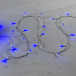 Светодиодная гирлянда 20 м., 200 синих LED ламп, 24V., прозрачный силиконовый провод, IP65, Beauty Led (EST200-10-1B)