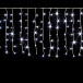 Светодиодный занавес с мерцающим диодом 5*0.7 м., 350 холодных белых LED ламп, белый провод, Winner Light (w.03.6W.350+) в Санкт-Петербурге