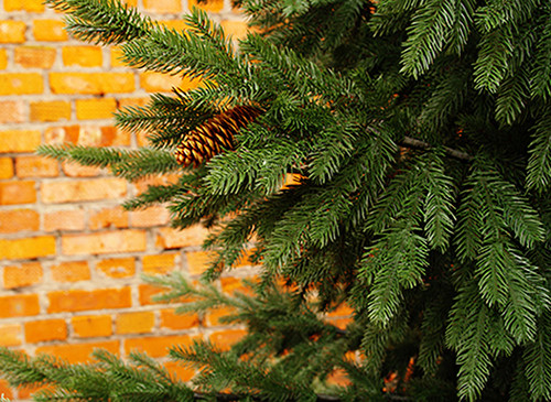 Искусственная ель Сказочная с шишками 5 м., 100% литая хвоя, ПромЕлка (31500)