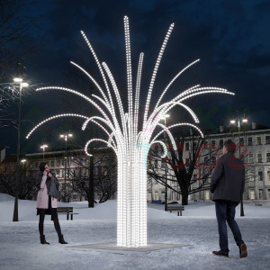 Светодиодное дерево Пальма 4 м., Conso (3DSE46-1)