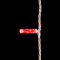 Светодиодная гирлянда с колпачком 100 красных LED ламп 10 м., 24В., прозрачный провод ПВХ, IP65, Beauty Led (PST100CAP-10-1R)