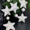 Гирлянда Звездопад 104 см., диаметр 13 см., белая, пенопласт, Christmas DeLuxe (89426) 