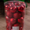 Набор пластиковых шаров Женева 80 мм, красный, 34 шт, Kaemingk (023306) 
