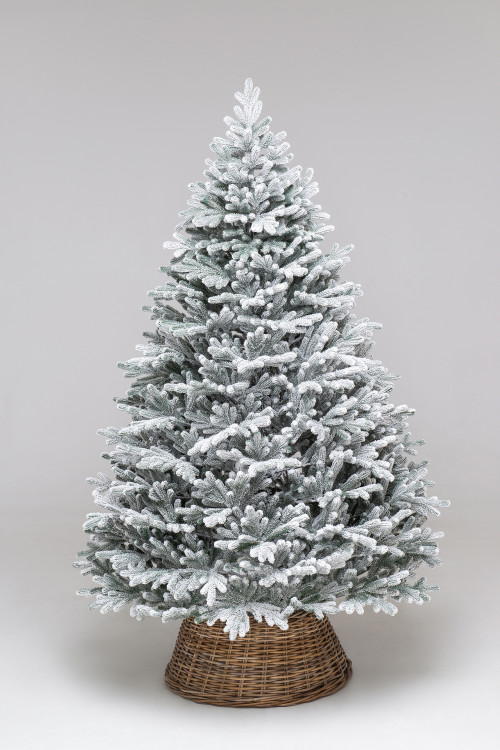 Искусственная елка Швейцарская заснеженная 270 см., 100% литая хвоя, ЕлкиТорг (110270)