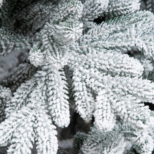 Искусственная елка Швейцарская заснеженная 270 см., 100% литая хвоя, ЕлкиТорг (110270)