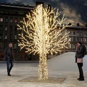 Светодиодное дерево Декоративное золотое 3.3 м., Conso (SP103-s350)